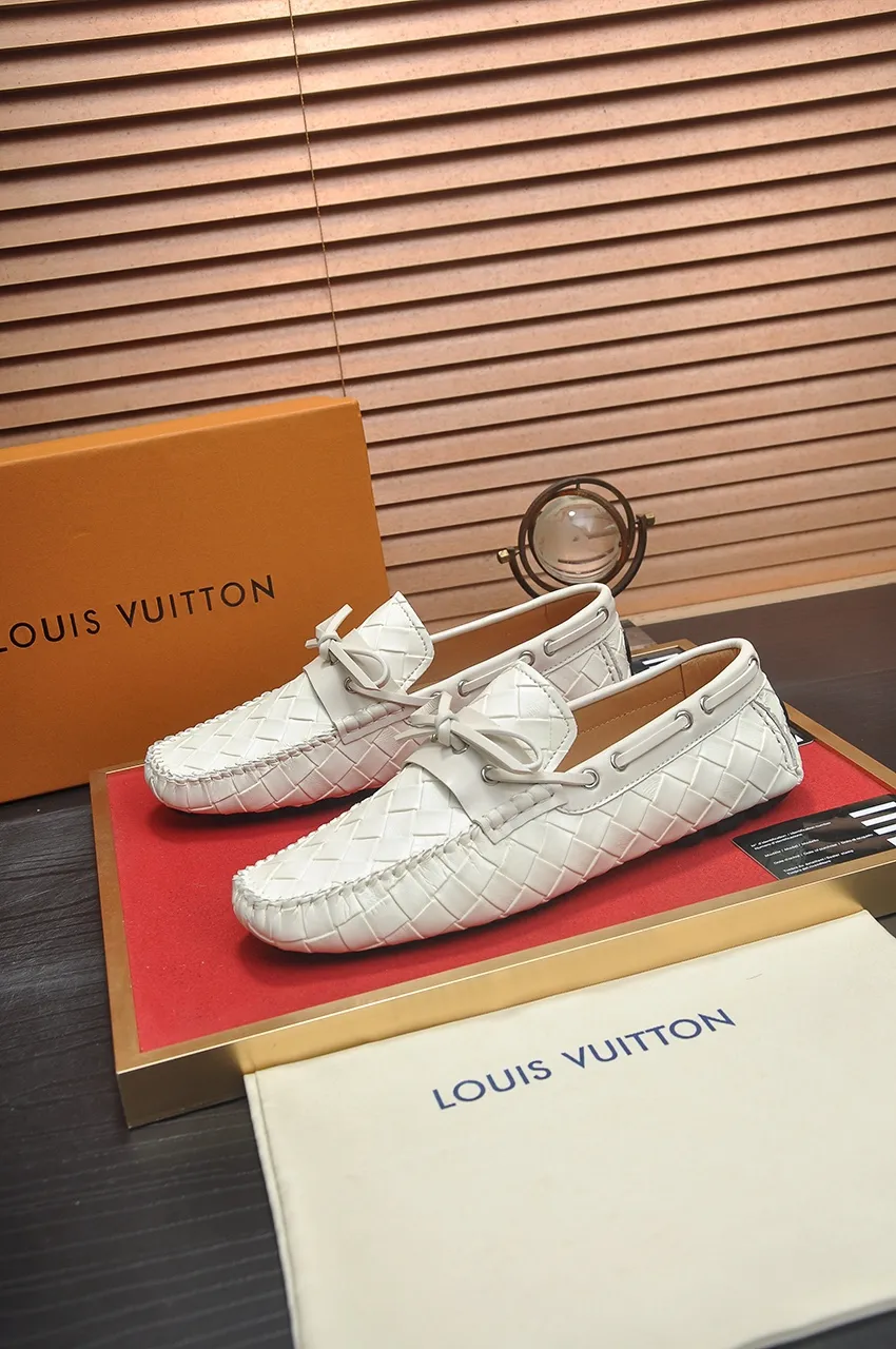 Men's Men's Shoes💰420💶【GUCCI】 (High-end Niuli) New 🍀Gucci*——Gucci Doudou Shoes! Made of imported original cowhide, the inner top layer is comfortable cowhide lining! Original wear-resistant rubber outsole! High quality products! Code number 38-44!